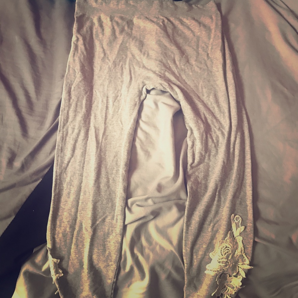Grey Leggings One Size Fits All